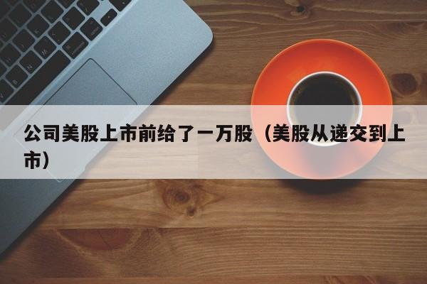 公司美股上市前给了一万股（美股从递交到上市）