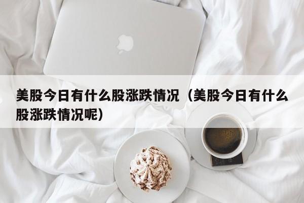 美股今日有什么股涨跌情况（美股今日有什么股涨跌情况呢）