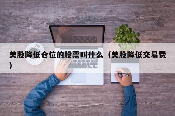 美股降低仓位的股票叫什么（美股降低交易费）