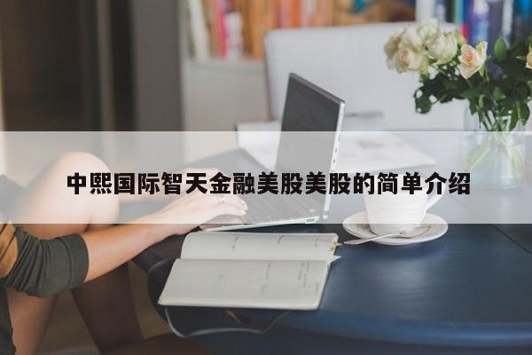 中熙国际智天金融美股美股的简单介绍