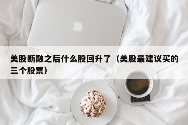 美股断融之后什么股回升了（美股最建议买的三个股票）